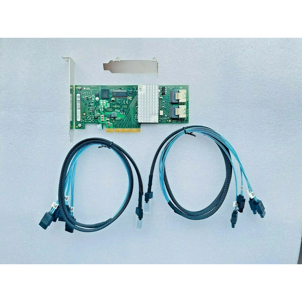 <0>LSI 9211-8i Fujitsu D2607-A21 LSI FW:P20 โหมด IT ZFS FreeNAS unRAID + 2* สายเคเบิล SATA SFF8087