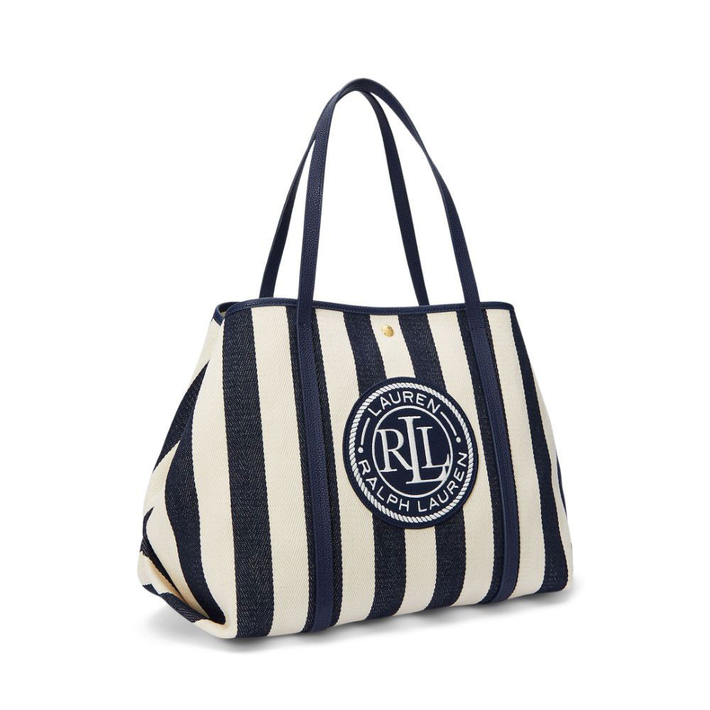 Polo Ralph Lauren กระเป๋าทรงโท้ทผู้หญิง รุ่น WALRBAG0G620320 สีกรมท่า