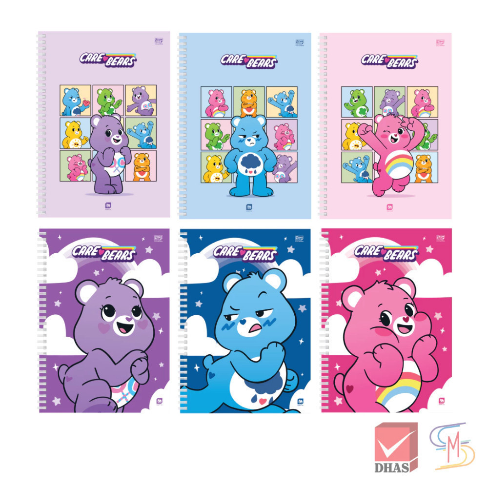 Elephant ตราช้าง สมุด สมุดริมลวด แคร์แบร์ B5 70G 60S WCBPP (คละลาย) จำนวน 1 เล่ม