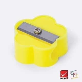Elfen กบเหลา กบเหลาดินสอ EF-S1 ดอกไม้ คละสี 48 ชิ้น (1 กระปุก)