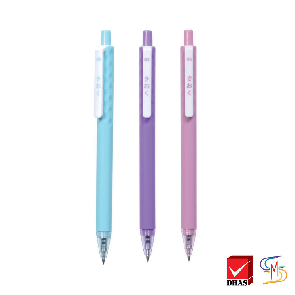 (Clearance Sale) Kioku คิโอคุ ปากกา ปากกาหมึกเจล KK614 น้ำเงิน 0.5 คละสี จำนวน 1 ด้าม