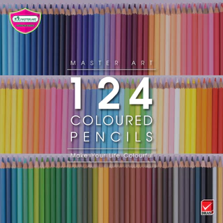 Master Art มาสเตอร์อาร์ต สีไม้ ดินสอสี 124 สี รุ่นใหม่!!!
