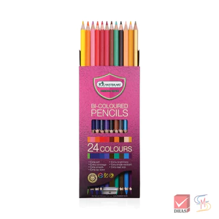 Master Art มาสเตอร์อาร์ต สีไม้ ดินสอสี ชนิด 2 หัว 12-36 สี