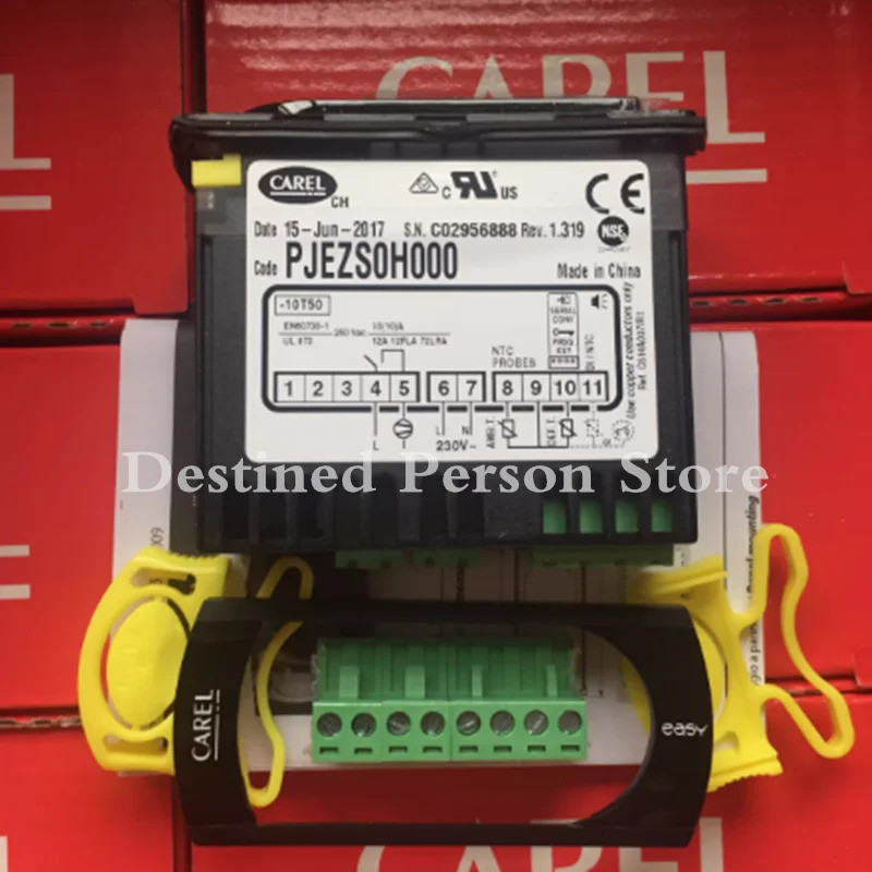 เทอร์โมสตัท CAREL EASY PJEZS0H000 PJEZSOHOOO รวมถึงหัววัดอุณหภูมิหนึ่งอัน