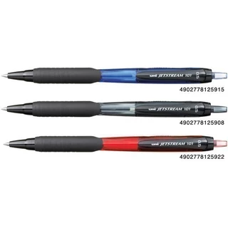 ปากกาลูกลื่น UNI JETSTREAM 101 แบบกดและปลอก ขนาดหัว 0.5 และ 0.7 MM