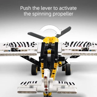LEGO Technic 42198 Bush Plane (333pcs.), Building Blocks, Kids Toy