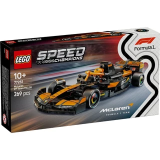 LEGO Speed Champions 77251 McLaren F1 Team MCL38 Race Car (269pcs.), Building Blocks, Kids Toy