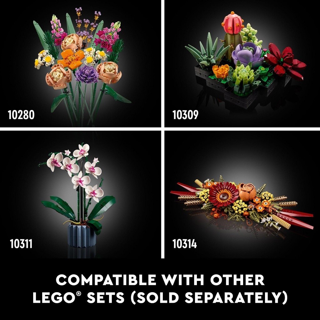 LEGO Icons ‏10313 باقة زهور برية (939 قطعة) — صورة 8