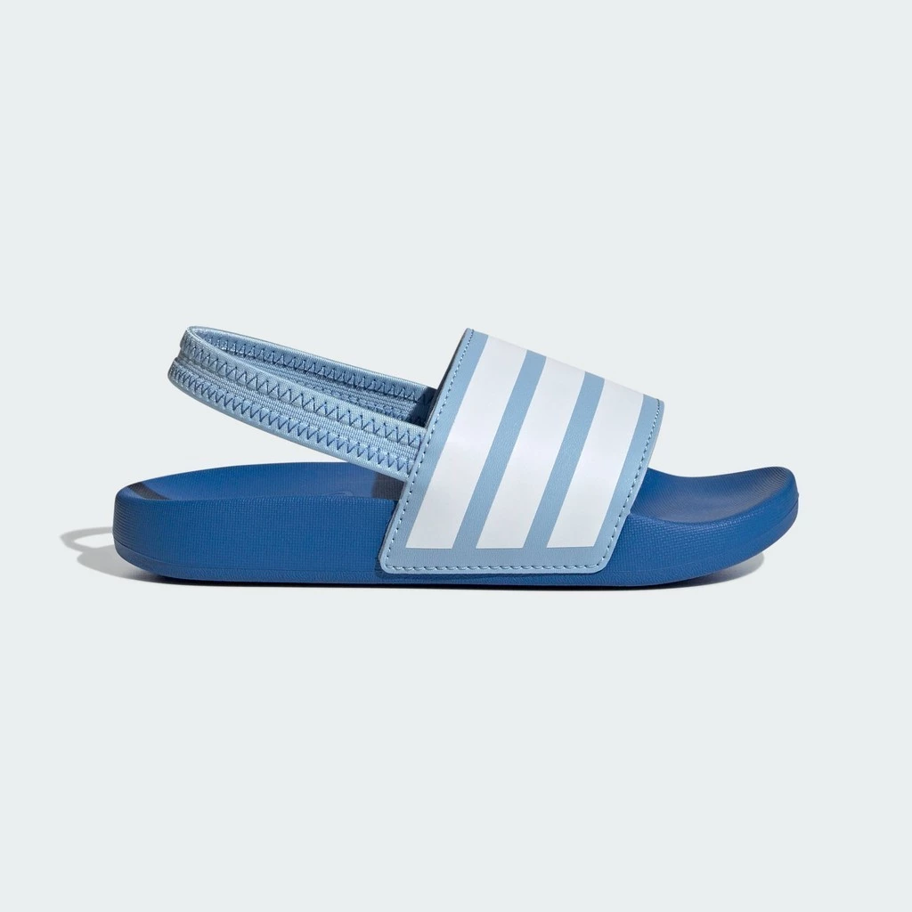 adidas ว่ายน้ำ & ไลฟ์สไตล์ รองเท้าแตะ Adilette Estrap สำหรับเด็ก เด็ก สีน้ำเงิน JR5332
