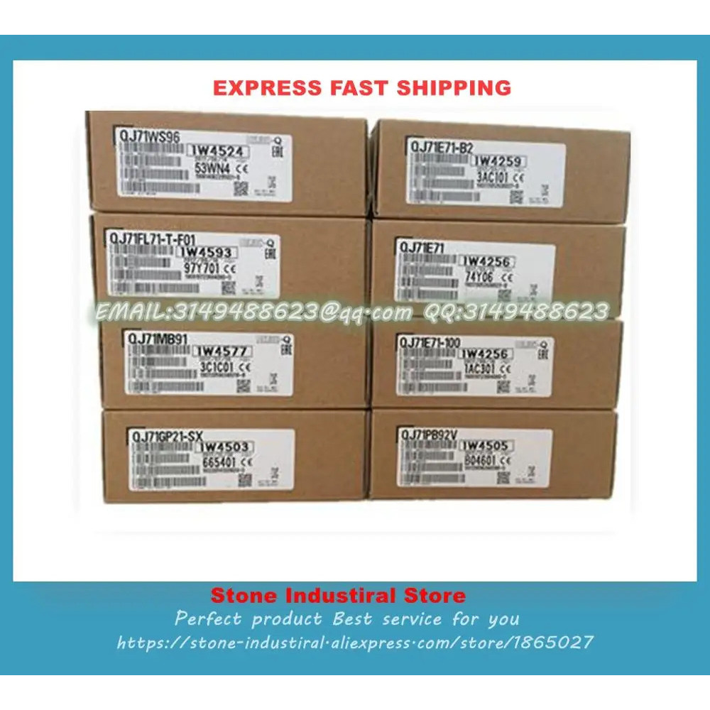 โมดูล PLC ซีรีส์ Q QJ71C24 QJ71C24-R2 QJ71C24N-R2 QJ72BR15 QJ71GP21-SX ใหม่ในกล่อง