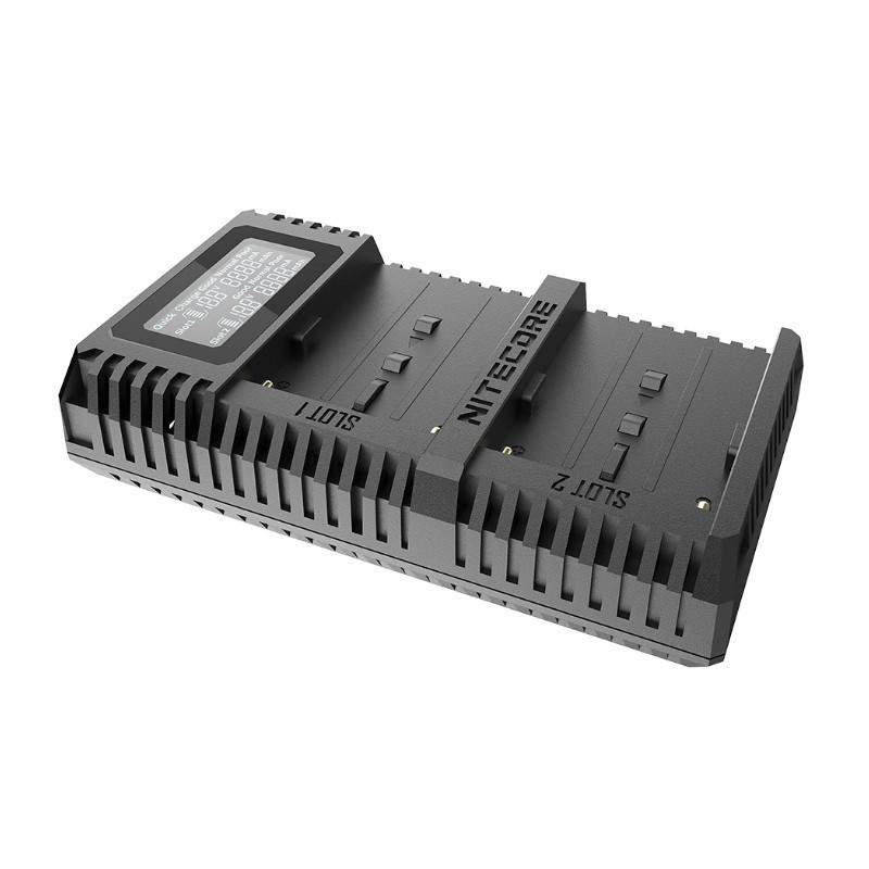 Nitecore USN3 PRO Dual USB Charger for Sony NP-FM500H/NP-F750/NP-F970 batteries