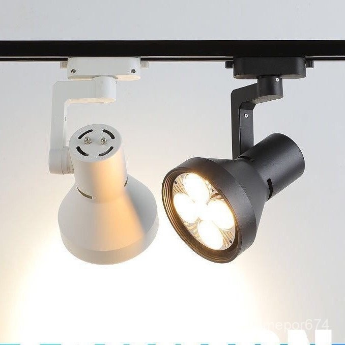 ไฟ LED ติดตามสำหรับร้านเสื้อผ้า 45W ไฟติดตามเชิงพาณิชย์สำหรับโชว์รูม สว่างมาก 35W 40W PAR30 ไฟสปอตไล