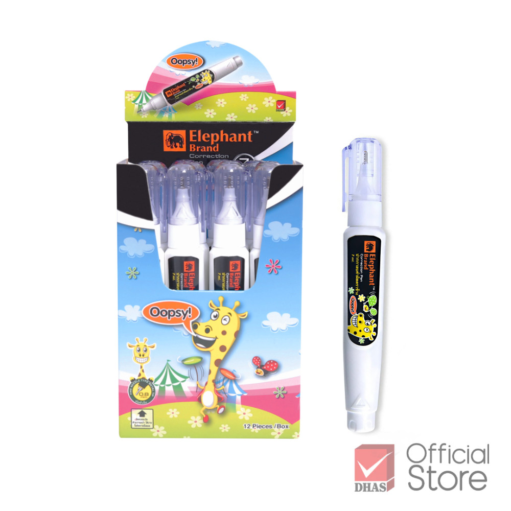 Elephant ปากกาลบคำผิด Oopsy 7 มล. จำนวน 1 ด้าม
