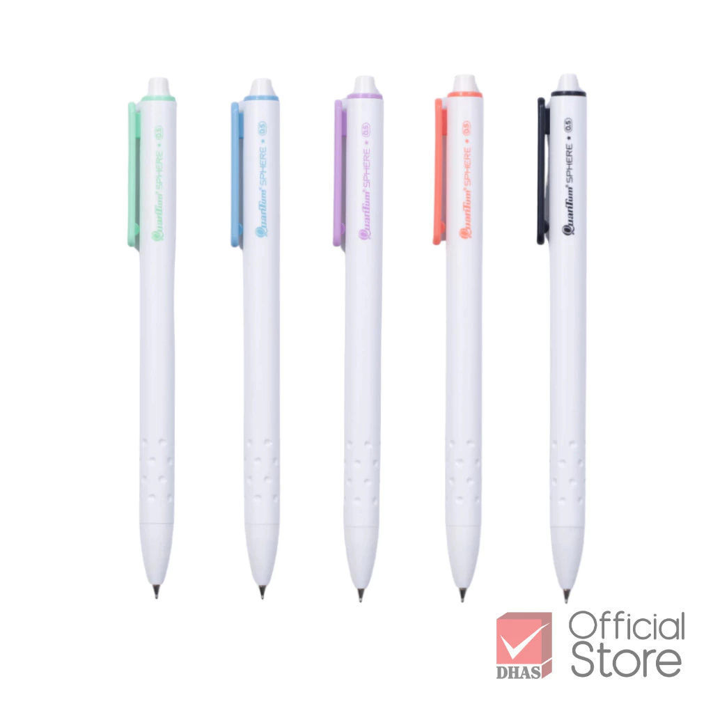 Quantum ปากกา ปากกาลูกลื่น เจลลูลอยด์ สเฟียร์ 0.5 คละสี จำนวน 1 ด้าม