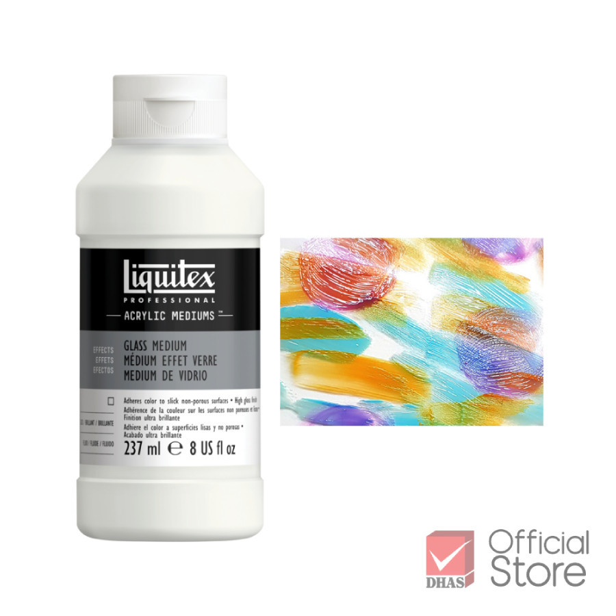 Liquitex สื่อผสม โปรเฟสชันนอล GLASS MEDIUM กลาสมีเดียม 273 ml. จำนวน 1 ขวด