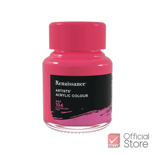 Renaissance สีอะคริลิค 20 มล. สีสะท้อนแสง 6 เฉดสี จำนวน 1 ขวด