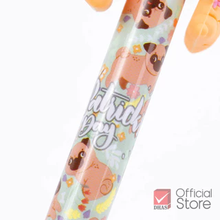 [ซื้อ1แถม1] Quantum ปากกาเจล ปากกาลบได้ EG02 น้ำเงิน 0.5 คละลาย จำนวน 1 ด้าม