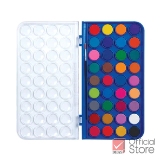 Master Art สีน้ำ สีน้ำก้อน 36 สี กล่องพลาสติก แถมพู่กัน จำนวน 1 กล่อง