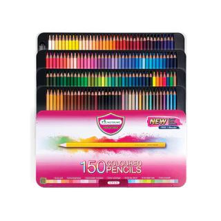 Master Art สีไม้ 150 สี รุ่นใหม่ (แท่งยาว) เฉดสีธรรมชาติ - 1 กล่อง