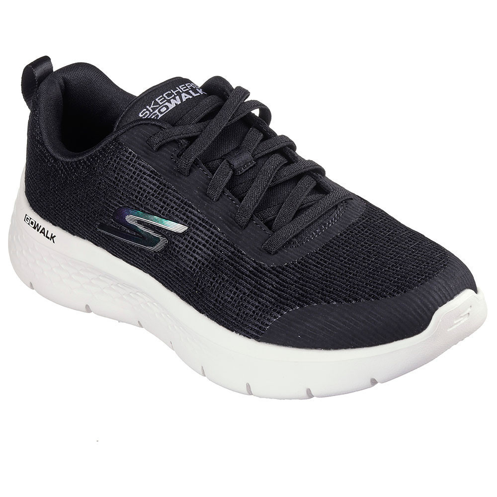 Skechers สเก็ตเชอร์ส รองเท้าผู้หญิง Women GOwalk Flex GOwalk Shoes - 124831-BKW - Air-Cooled Goga Mat