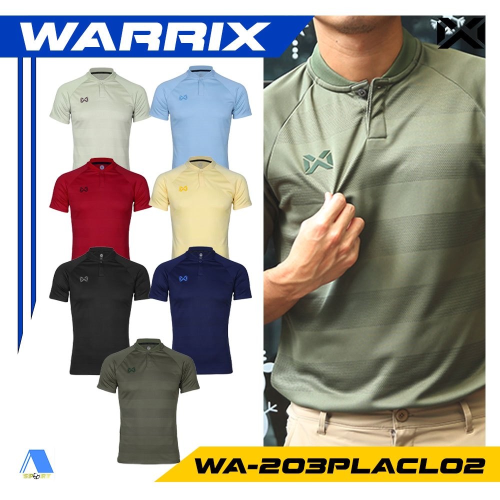 [[ส่งฟรี!! มีเงินคืน]] WARRIX เสื้อวอร์ม รุ่น RIBBED รหัส WA-203PLACL02 แท้100%