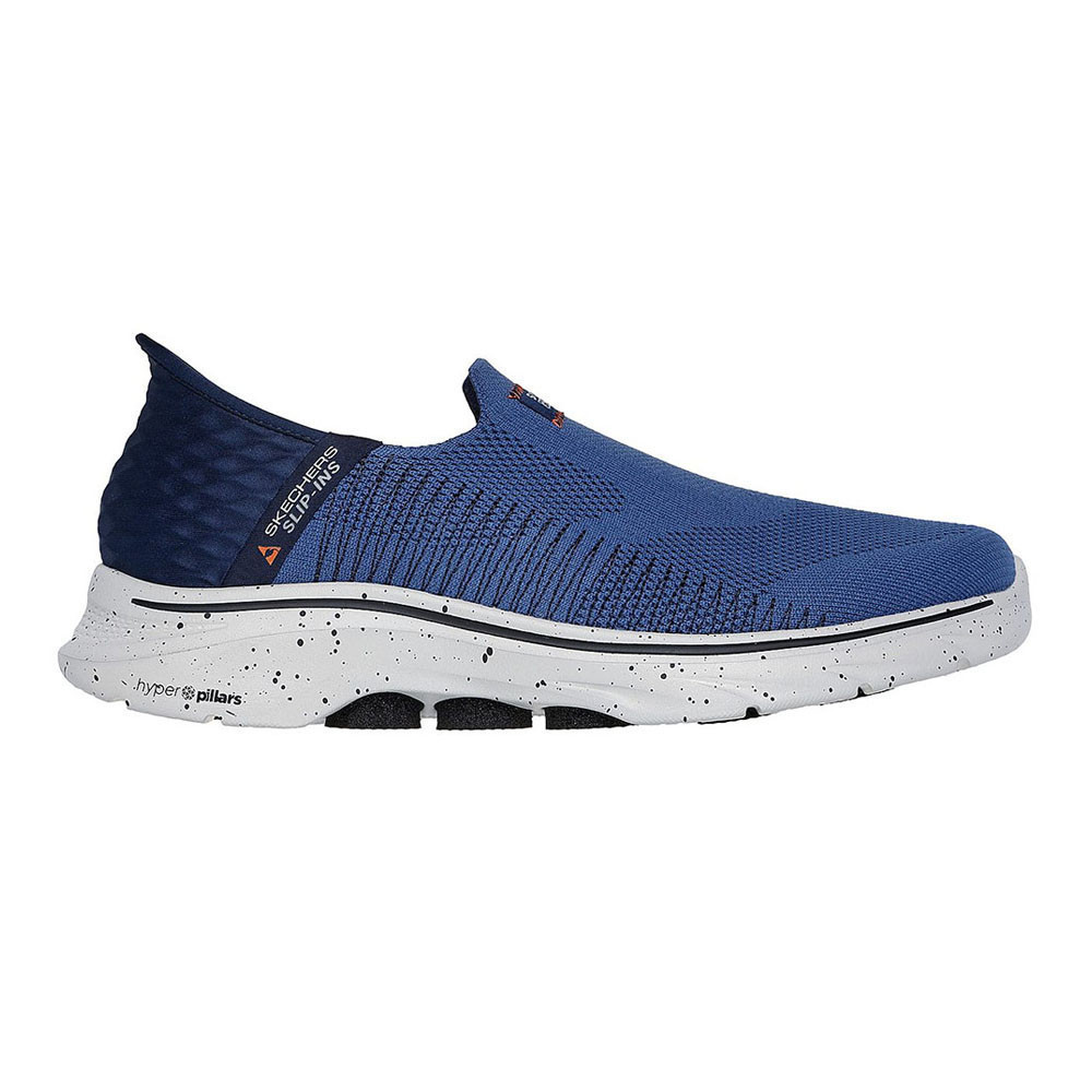 Skechers สเก็ตเชอร์ส รองเท้าผู้ชาย Men Slip-ins GOwalk 7 Walking Shoes - 216800-NVY Air-Cooled Memory Foam