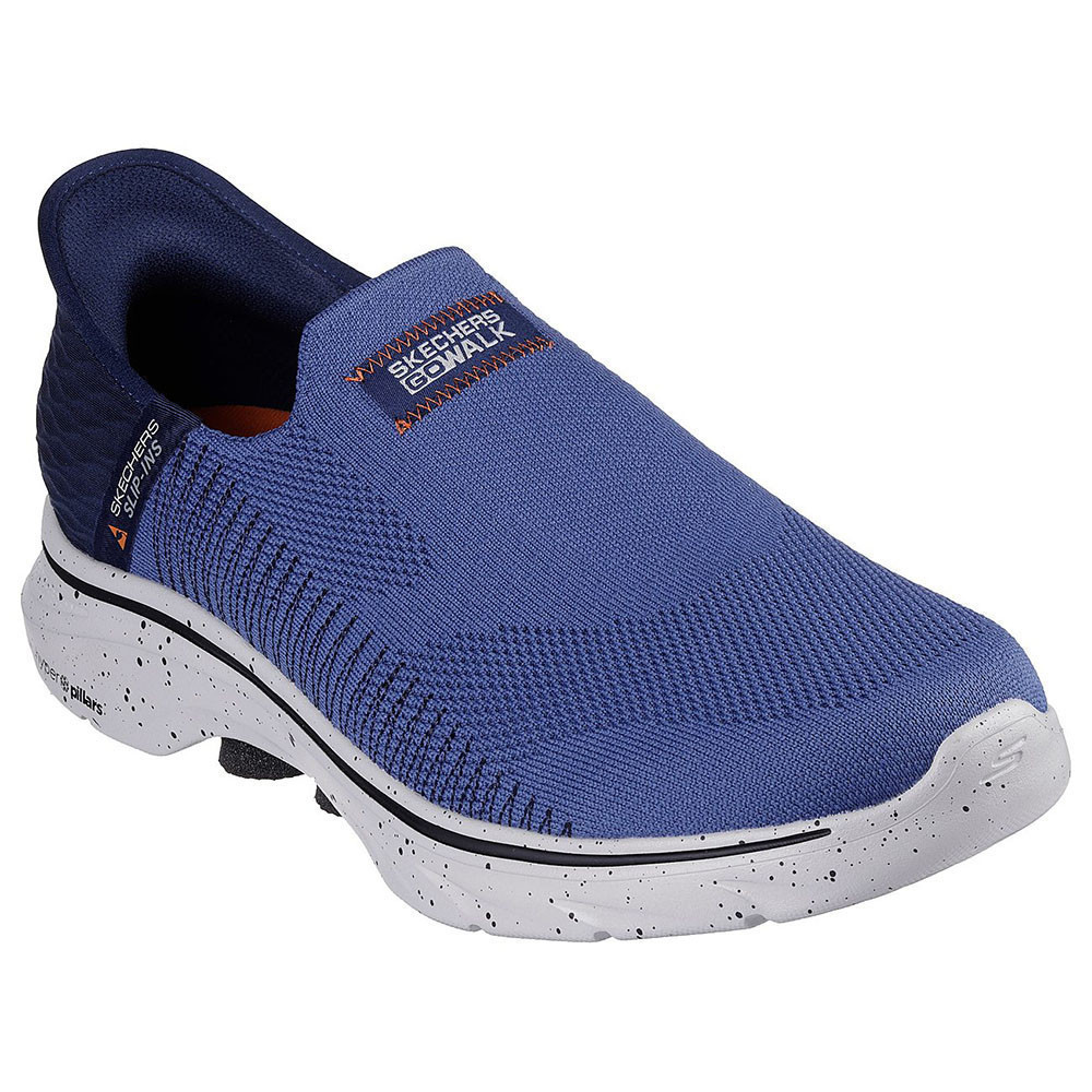 Skechers สเก็ตเชอร์ส รองเท้าผู้ชาย Men Slip-ins GOwalk 7 Walking Shoes - 216800-NVY Air-Cooled Memory Foam