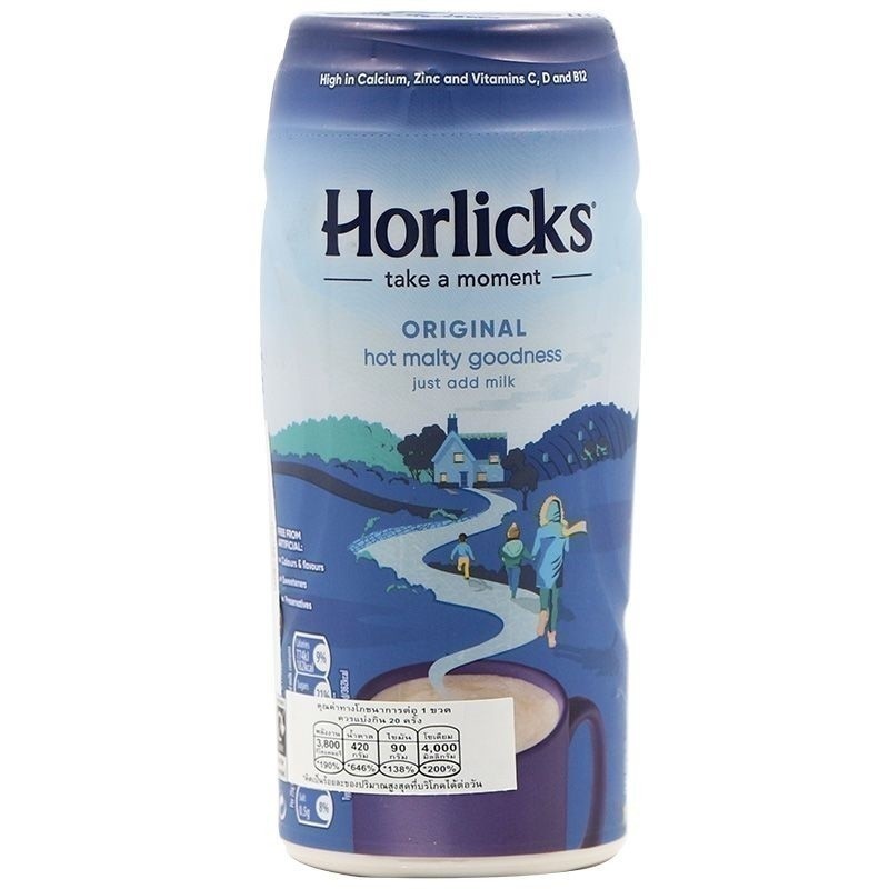 HORLICKS ฮอร์ลิคส์เครื่องดื่มมอลต์ 400กรัม [5000347098376]