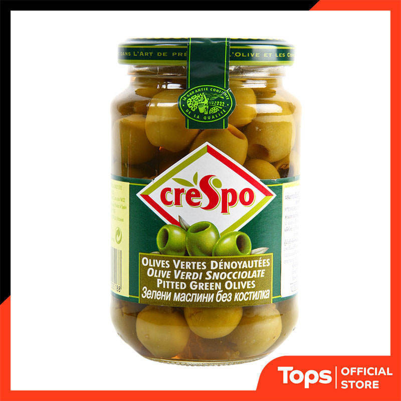CRESPO เกรสโปมะกอกเขียวไม่มีเมล็ด 333กรัม [3076820005188]
