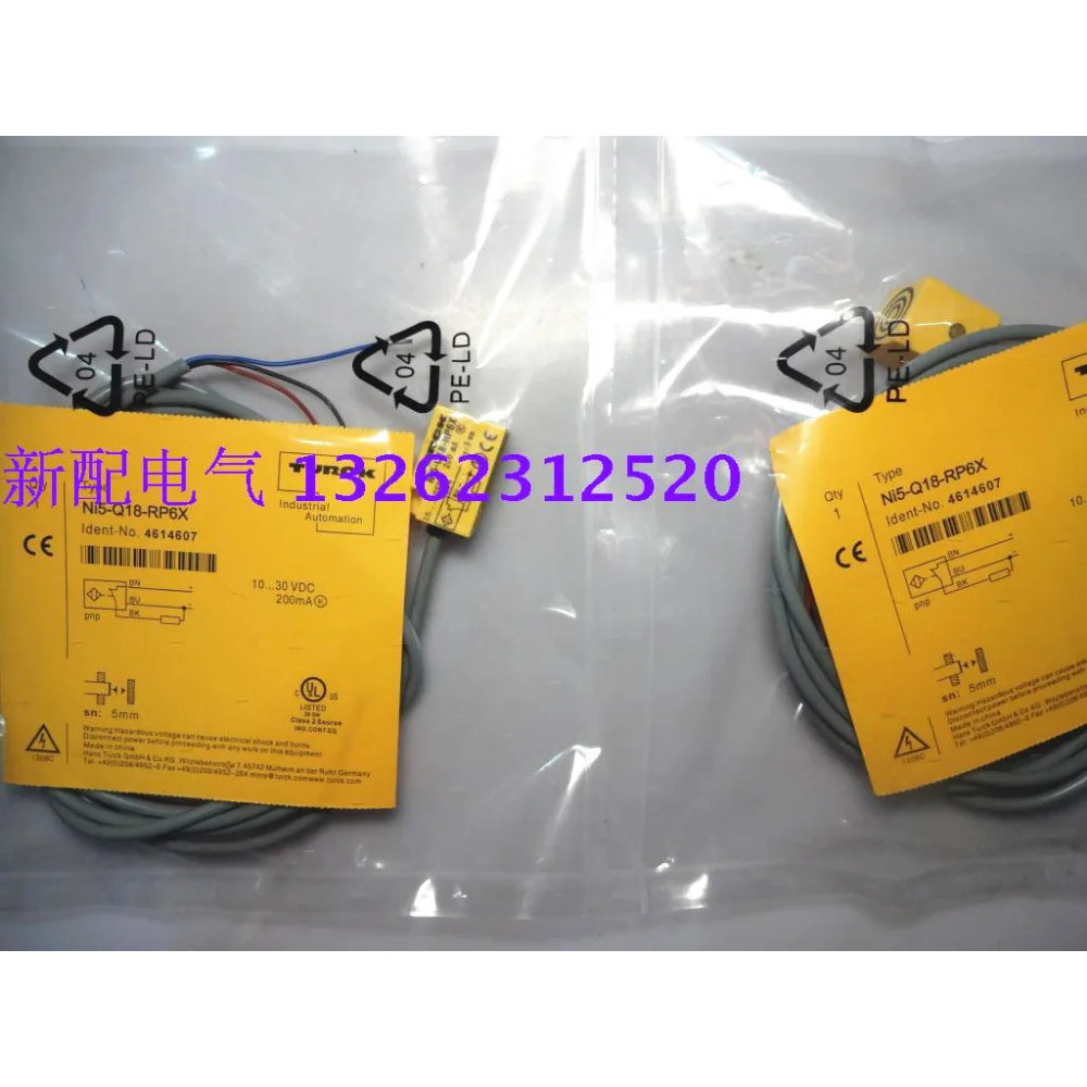 NI5-Q18-RN6X NI5-Q18-RP6X เซ็นเซอร์สวิตช์ความใกล้เคียงคุณภาพสูงใหม่จาก Turck
