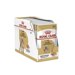 [12 ซอง] Royal Canin Poodle Adult Pouch Loaf อาหารเปียกสุนัขโต พันธุ์พุดเดิ้ล อายุ10เดือนขึ้นไป (โลฟ,โรยัล คานิน)
