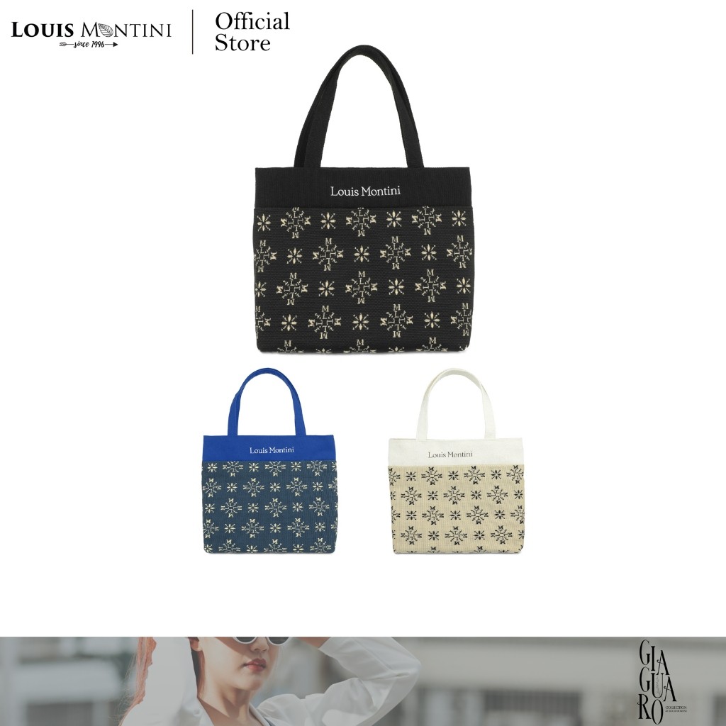 Louis Montini (Giaguaro) กระเป๋าผ้าแคนวาสกันน้ำ Tote Bag CVRT002