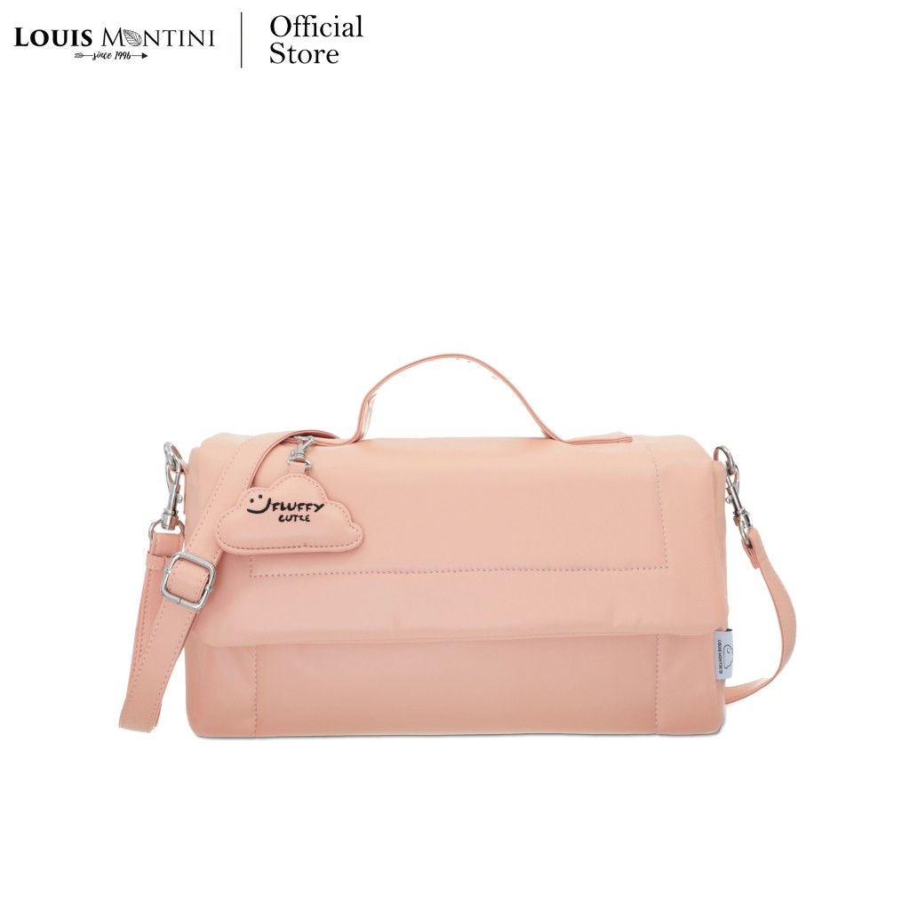 [Clearance sale] Louis Montini (Fluffy) กระเป๋าสะพายข้าง Crossbody Bag กระเป๋าฟองน้ำนุ่มนิ่ม FFB06