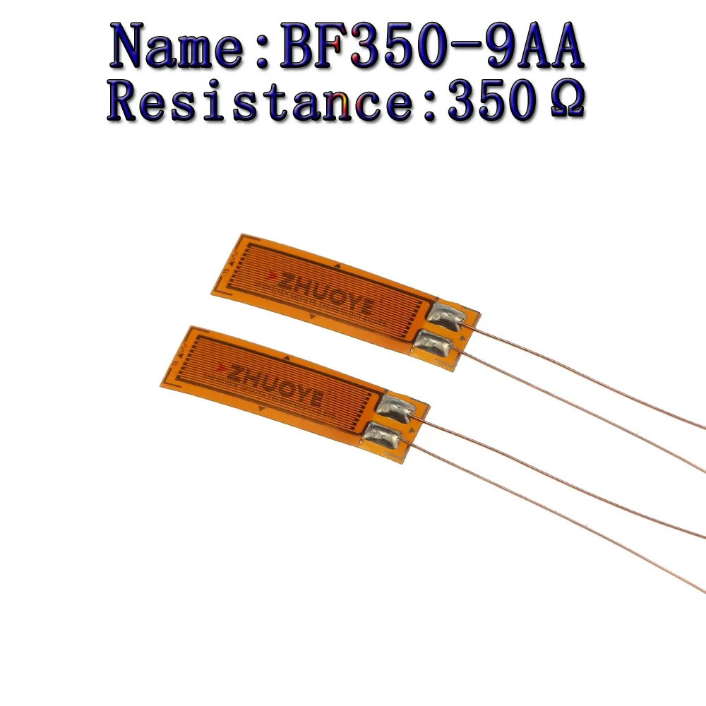 10ชิ้นความเครียด Gaugebf/ ความต้านทาน BHF350-9AA ความต้านทานความแม่นยำสูง350Ω ชั่งน้ำหนักความดัน/เซ็