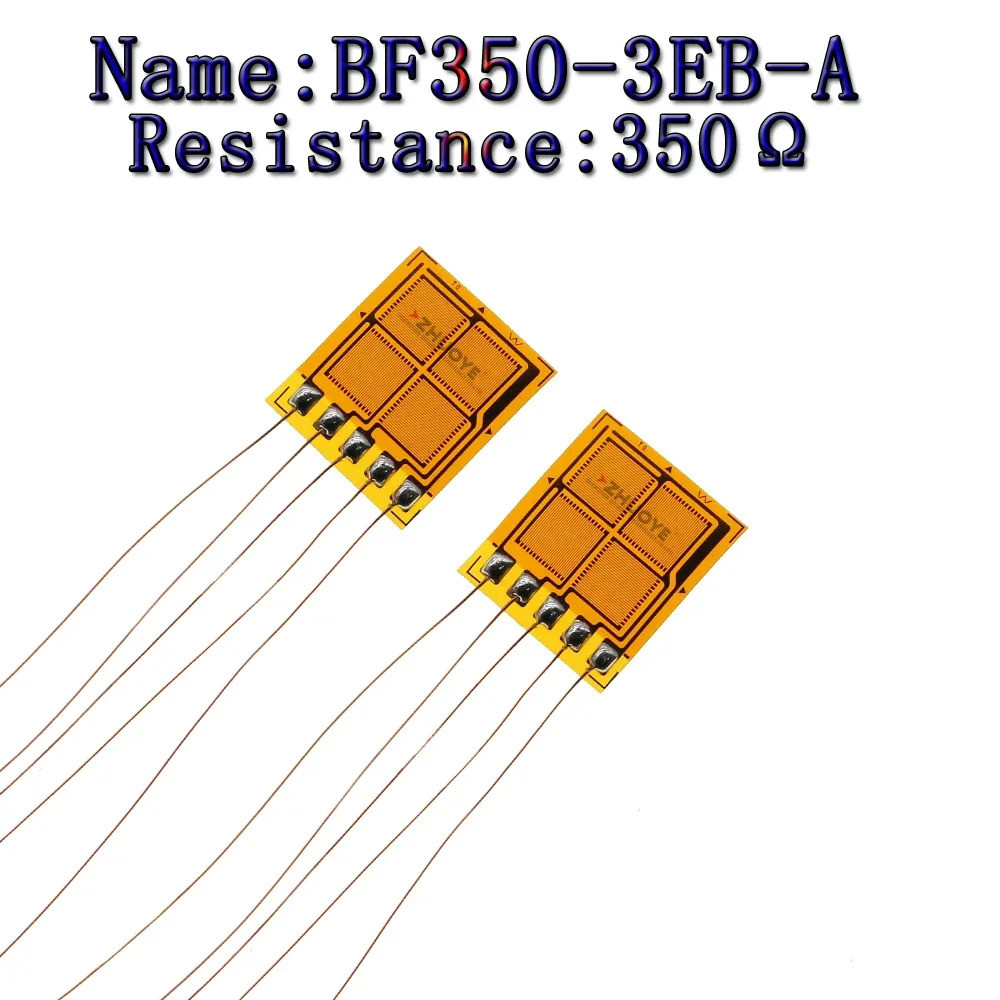 10Pcs Bhf/ BF350-3EB-A Full Bridge Strain Gauge ฟอยล์350 Ohm Strain Gauge เซ็นเซอร์ความดันความแม่นยำสูง