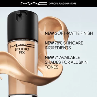 MAC STUDIO FIX FLUID SPF15/ แมค ครีมรองพื้น สูตรใหม่ STUDIO FIX FLUID SPF15 เนื้อแมตต์ติดทนนาน 24ชม.