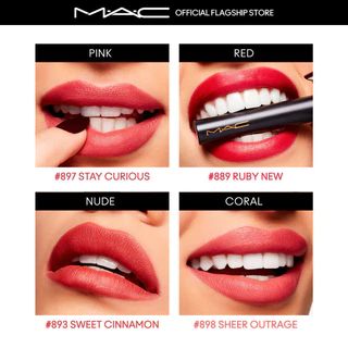 MAC Powder Kiss Velvet Blur Slim Stick 2G / แมค ลิปสติก เนื้อกำมะหยี่กึ่งแมตต์ มอบลุคซอฟท์โฟกัส
