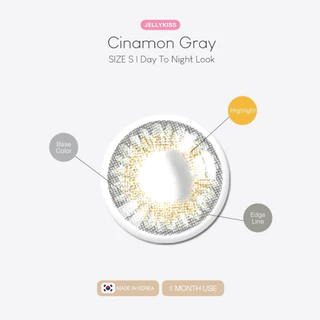 [ลด 30.-] Lollipop Jellykiss Cinamon Gray 0.00 ถึง -1000 คอนแทคเลนส์
