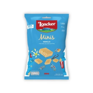 ล็อกเกอร์ มินิส์ วานิลลา 80 กรัม / Loacker Minis Vanilla 80 g