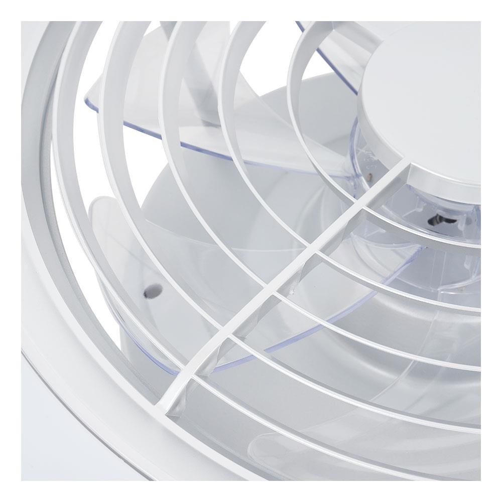 CARINI พัดลมไฟเพดาน LED TRY-NOVA105SV 60 วัตต์ COOLWHITE/DAYLIGHT/WARMWHITE สีเงิน 25 นิ้ว จัดส่งโดย HomePro ราคา ถูกที่สุด ดีลบีเคเค แกลเลอรีภาพที่ 5