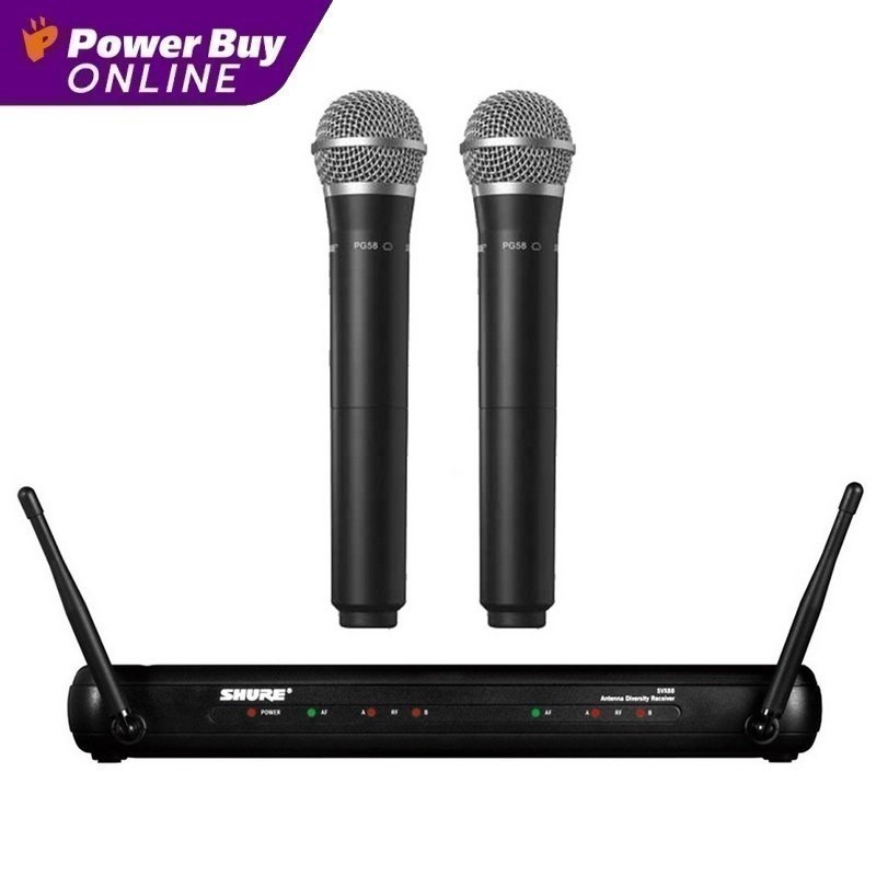 SHURE ไมโครโฟนไร้สาย (สีดำ) รุ่น SVX288TH/PG28-M19