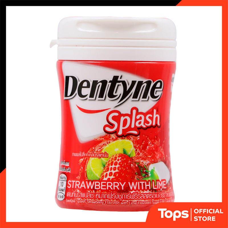 DENTYNE เดนทีนสแปลชสตรอเบอร์รี่ขวด 53.2กรัม [8850338020537]