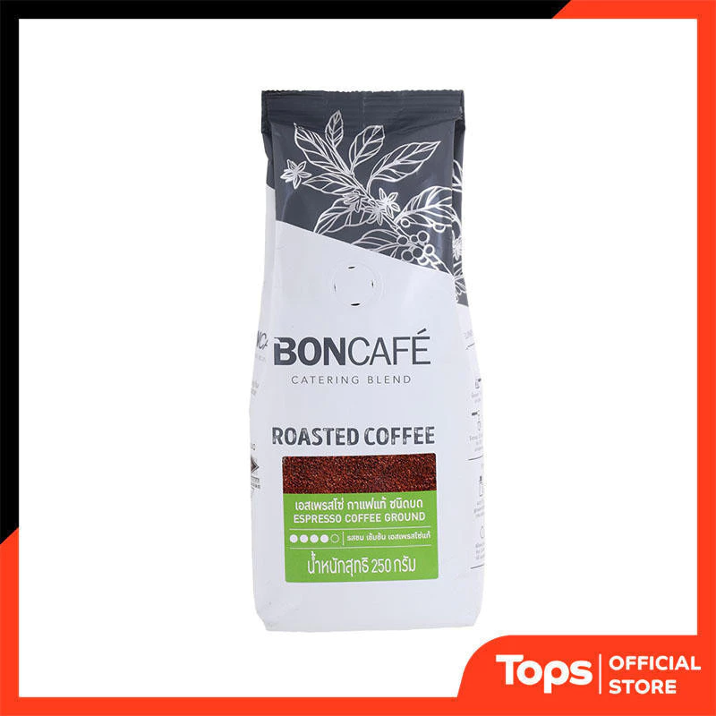 BONCAFE บอนกาแฟคั่วบดเอสเพรสโซ่สูตร2 250กรัม [8850287001786]
