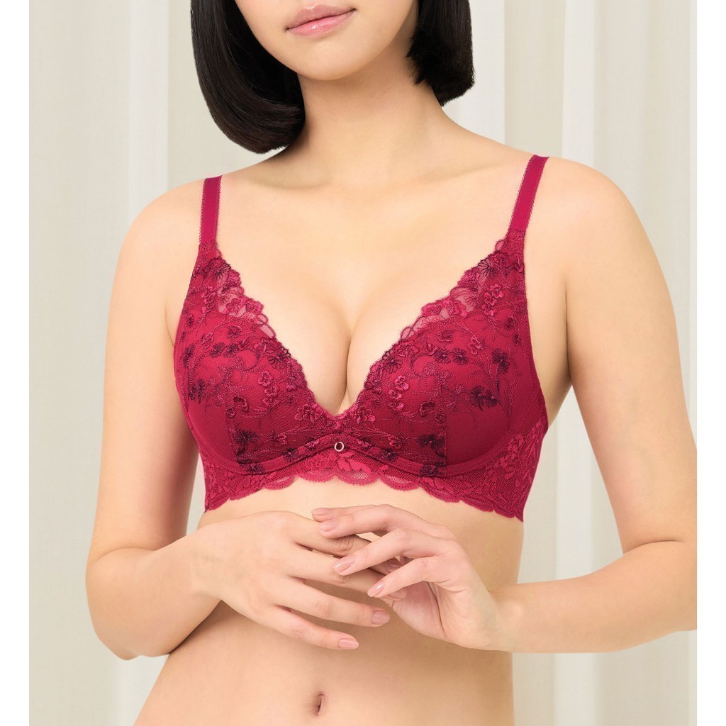 Triumph เสื้อชั้นในรูปแบบไม่มีโครง รุ่น Sensual Spotlight HU DV-R รหัส 10221710 สีแดง 2370 — صورة 3