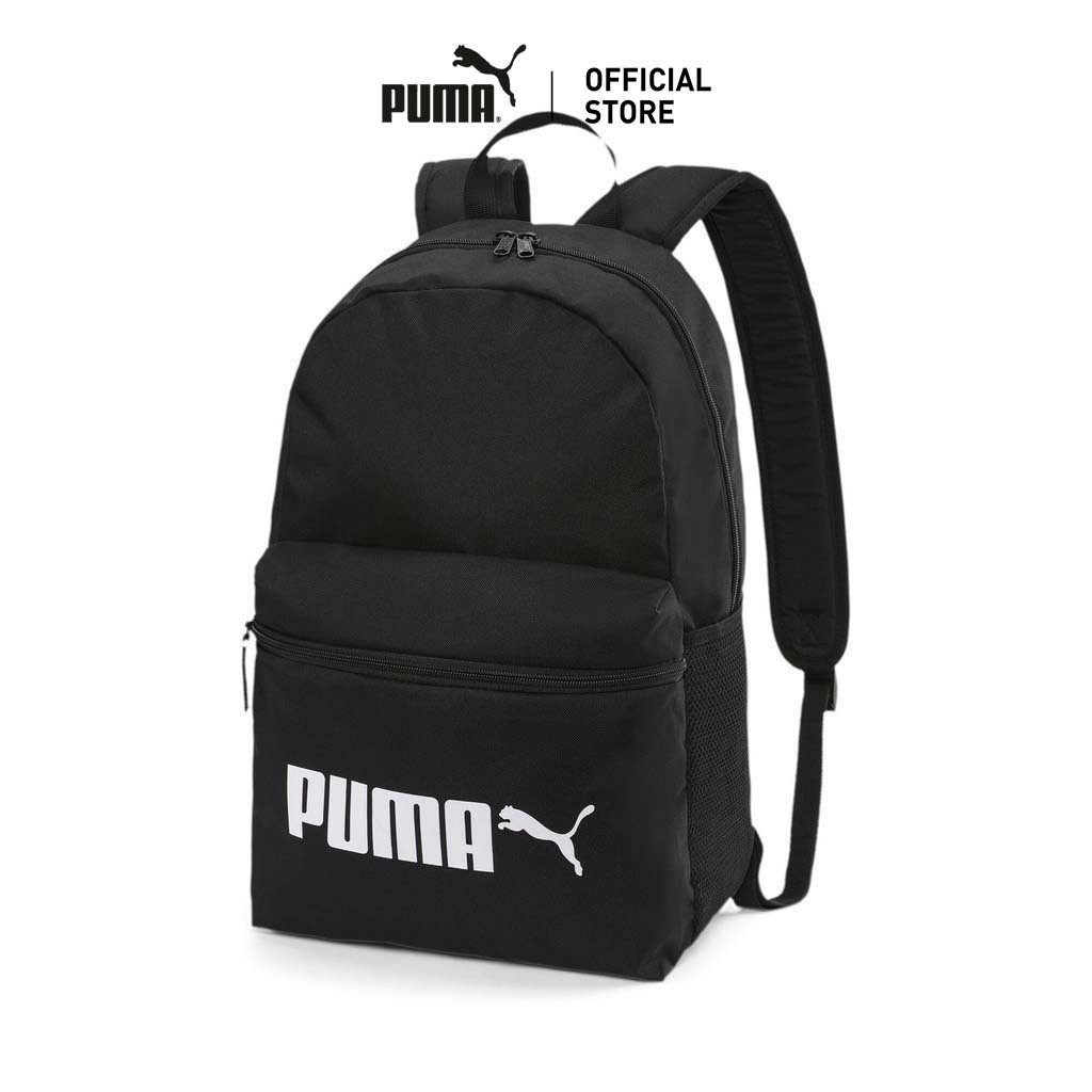 PUMA BASICS - กระเป๋าสะพายหลัง Phase No. 2 สีดำ - 07748201