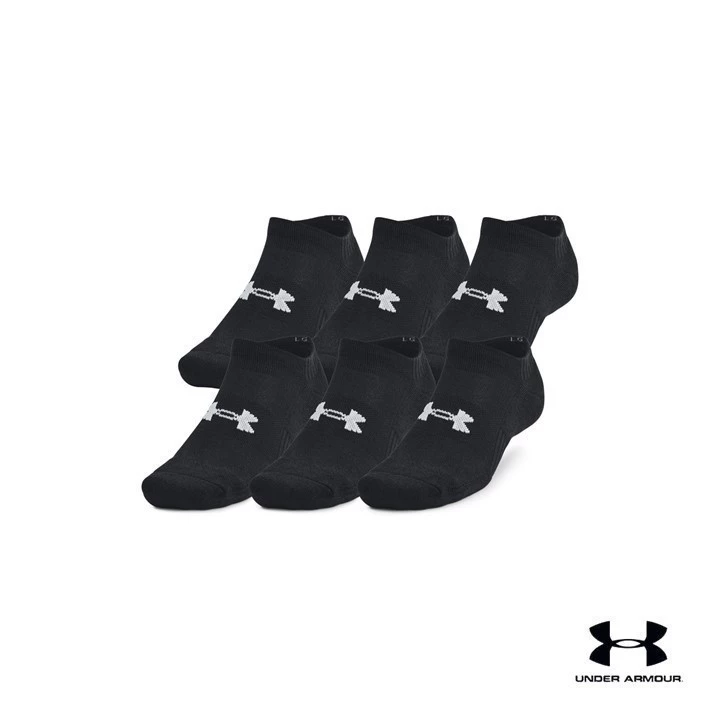 Under Armour Unisex UA Training Cotton 6-Pack No Show Socks