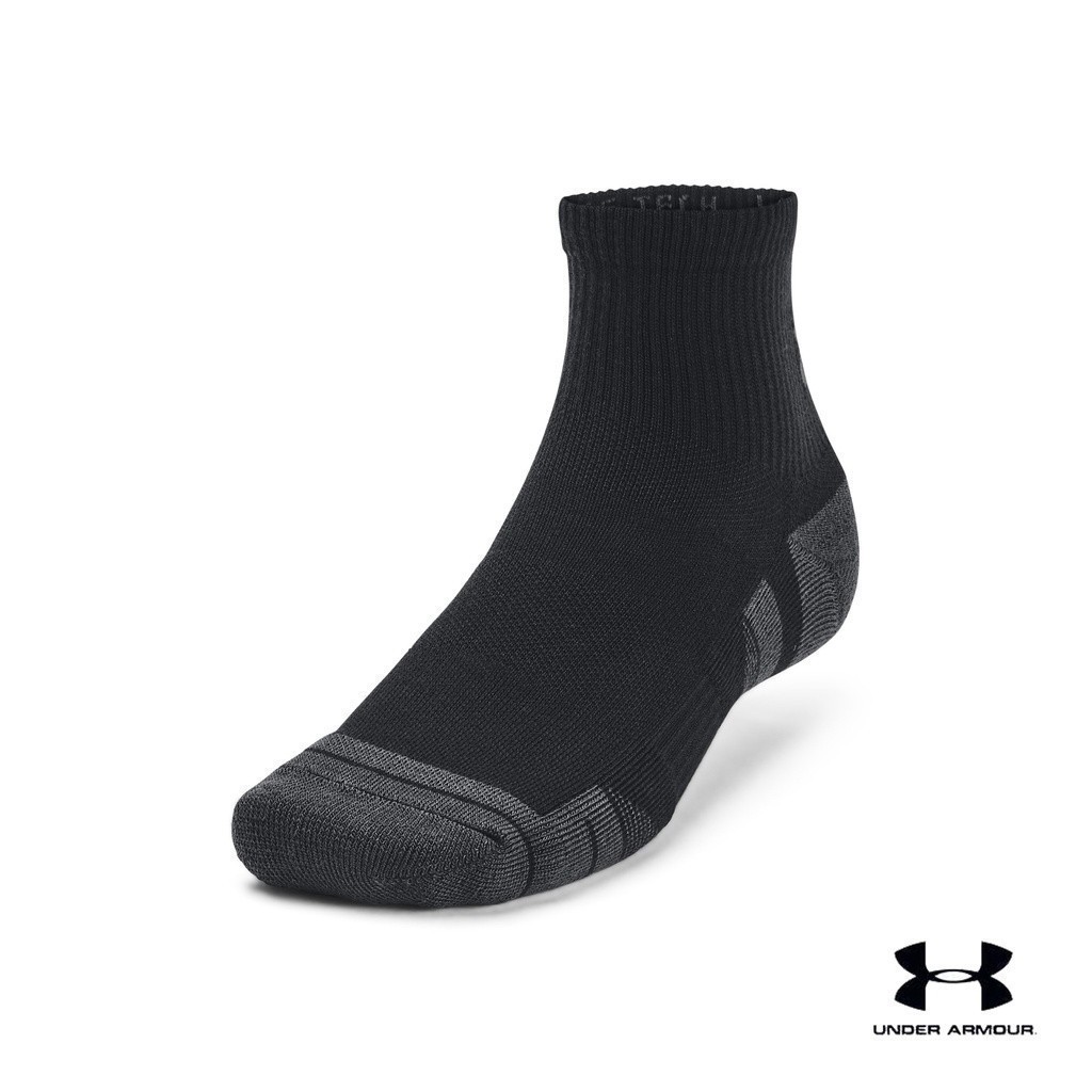 Under Armour ถุงเท้าข้อสั้น UA Performance Tech ยูนิเซ็กส์ แพ็ก 3 คู่