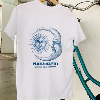(พร้อมส่ง) เสื้อยืด PEACH SERENITY - ผ้า Cotton100%