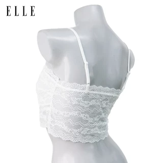 ELLE เสื้อบังทรงLH1827 ตัวสั้น สายดียว ผ้าลุกไม้ทั้งตัว ตาข่ายซับเต้ากันโป๊ สินค้าแท้เกรดA