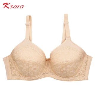 Ksara เสื้อชั้นใน KM9205ของแท้เกรดA ไซส์ใหญ่ (คัพC/D/E80- 85) FULL CUP มีโครง ฟองน้ำบาง เก็บกระชับเต้าทรงให้สวยงาม